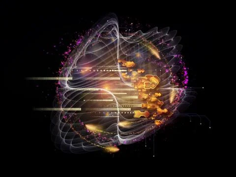 Magic of Cloud Technology Stock Illustration