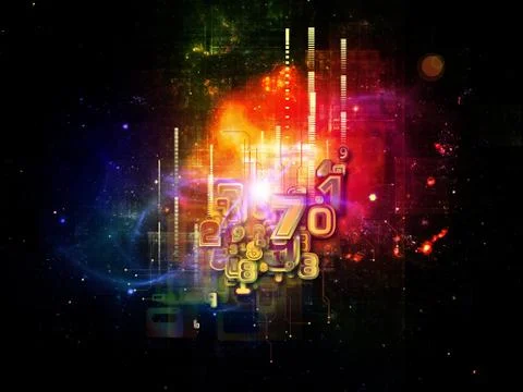 Magic of Cloud Technology Ilustração Stock