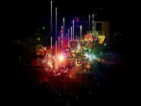 Magic of Cloud Technology Ilustração Stock