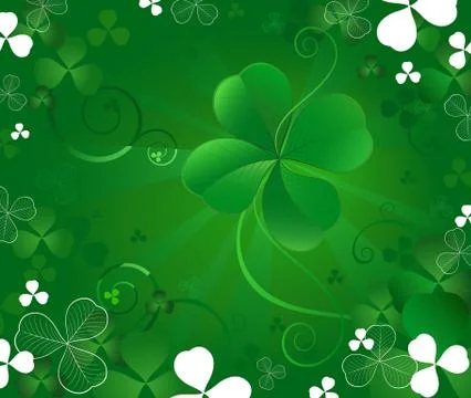 Magic Clover Illustrazione stock