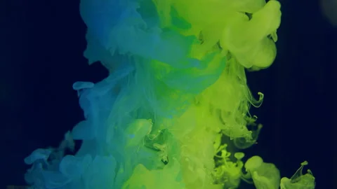 Magic color abstraction on a black background.  Stock Footage 112667038