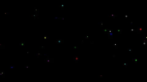 Magic color spots motion graphics with dark background Stock Footage 124187370