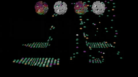 Magic com ,abstract,3D,4k Stock Footage 166198705