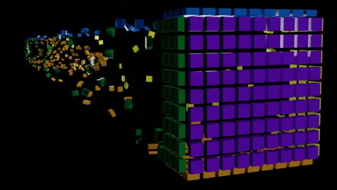 Magic com ,abstract,3D,4k Stock Footage 166200420
