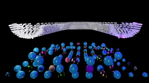 Magic com ,abstract,3D,4k,Animation Stock Footage 166209267