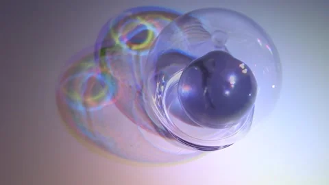 Magic Crystal Ball: Shining globes twist and glow with soft pulsing light Stock Footage 302476440