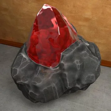 Magic Crystal Stone 3D Model