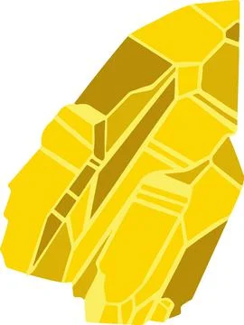 Magic crystals, gems, game,  drawing Stock Illustration