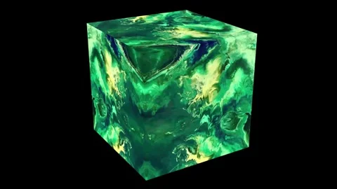 Magic cube from another universe 動画素材 258291063