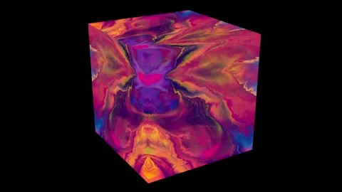 Magic cube from another universe 動画素材 258291082