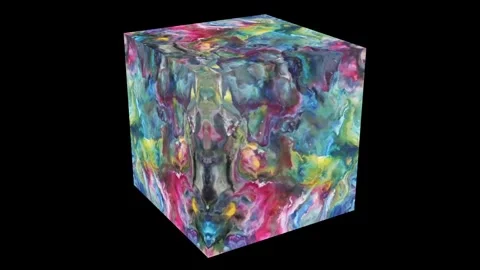 Magic cube from another universe 動画素材 258291567