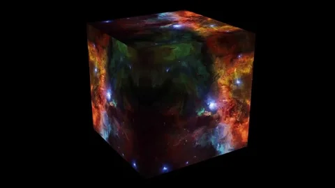 Magic cube from another universe 動画素材 258291736