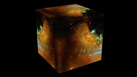 Magic cube from another universe 動画素材 258291739