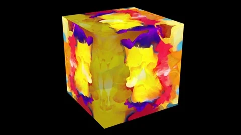 Magic cube from another universe 動画素材 258291752