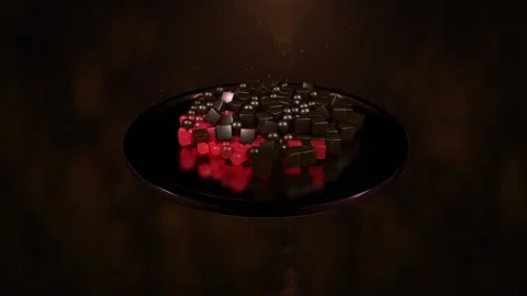 Magic Cubes And Balls Stock-Footage 92914317