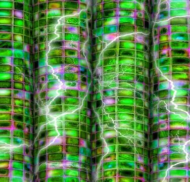 Magic cylinders 库存插图