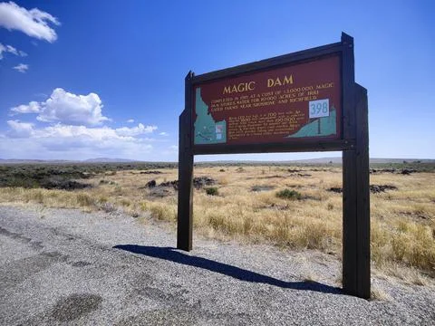 Magic dam Stock Photos