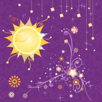 Magic design elements set Stock Illustration