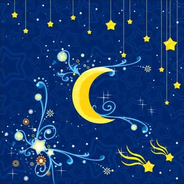 Magic design elements set Stock Illustration