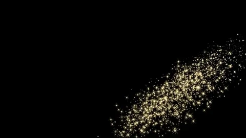 Magic Diagonal Particles Stars Stock Footage 70004542