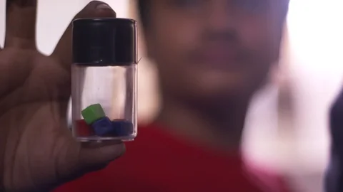 Magic with the dices- 1 Stock-Footage 90615887