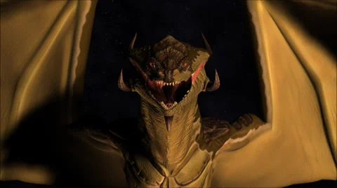 Magic dragon Stock Footage 33044587