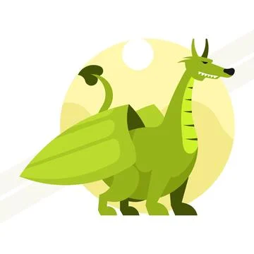 Magic-dragon Stock Illustration