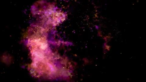 Magic Dust Alpha Particles Background. Stock Photos