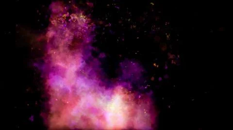 Magic Dust Alpha Particles Background. Stock Photos