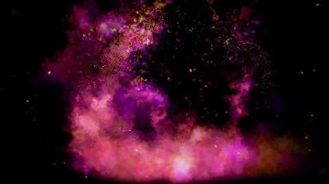 Magic Dust Alpha Particles Background. Stock Photos