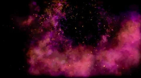 Magic Dust Alpha Particles Background. Stock Photos