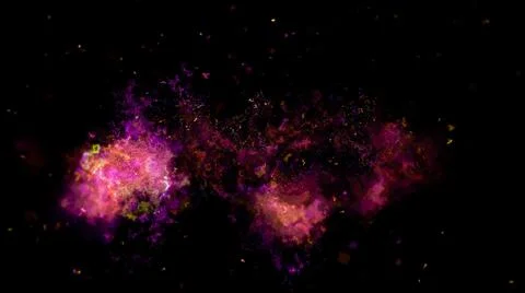 Magic Dust Alpha Particles Background. Stock Photos