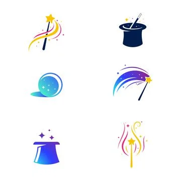 Magic element Vector icon illustration Illustrazione stock