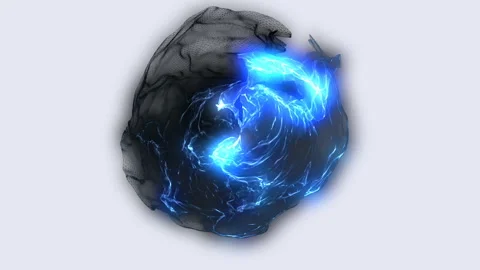 Magic Energy Ball Background Vídeo Stock 104056718