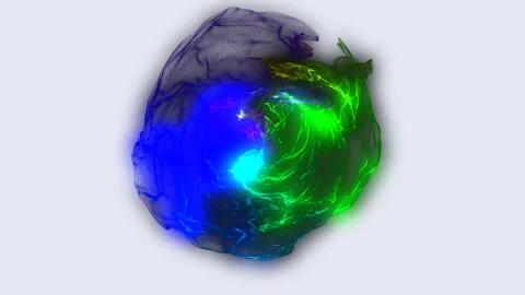 Magic Energy Ball Background Vídeo Stock 104056772