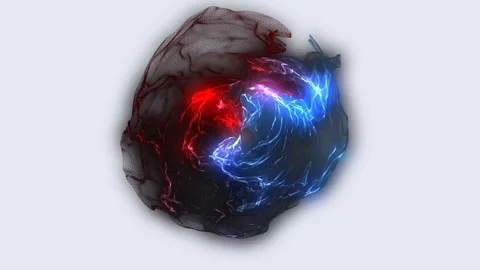 Magic Energy Ball Background 動画素材 104056774