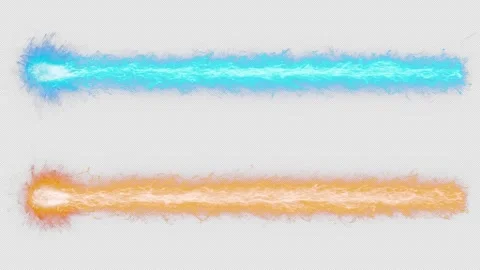 Magic Energy Beams. Stock Footage 263134873