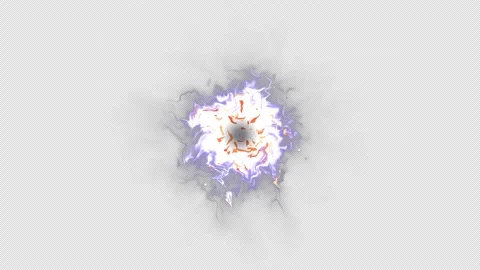 Magic Energy Implosion Collapse VFX Element with Alpha 4K Stock Footage 345447580
