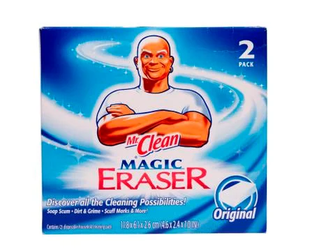 Magic eraser Stockfoto's