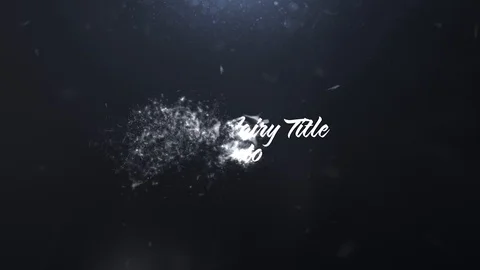 Magic Fairy Title or Logo Reveal Stock After Effects