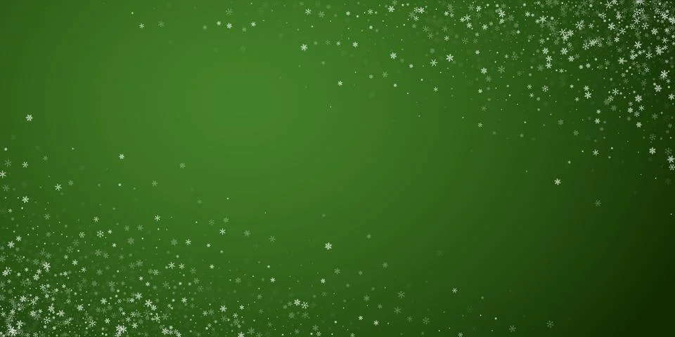 Magic falling snow christmas background. Subtle Illustrazione stock