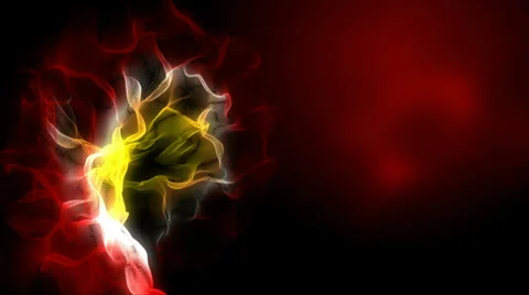 Magic fiery flower Video stock 33853705