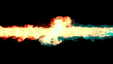 Magic fire tornado Illustrazione stock