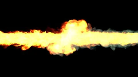 Magic fire tornado Stock Illustration