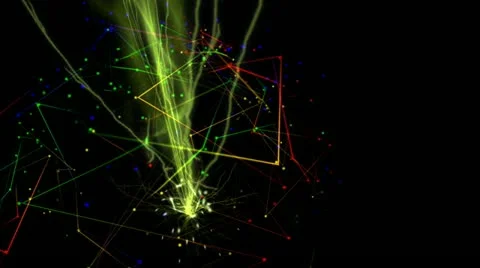 Magic flashes animation Stock Footage 22386937