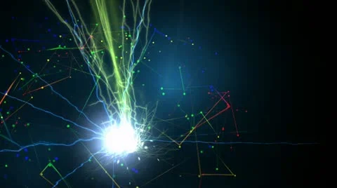 Magic flashes animation Stock Footage 22387907