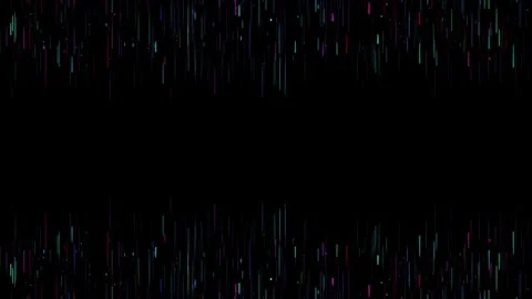 Magic flickering dots or glowing flying lines, Moving of lines for fiber optic Stock Footage 341935019