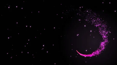 Magic Flight and fireworks Stock Footage 114665292