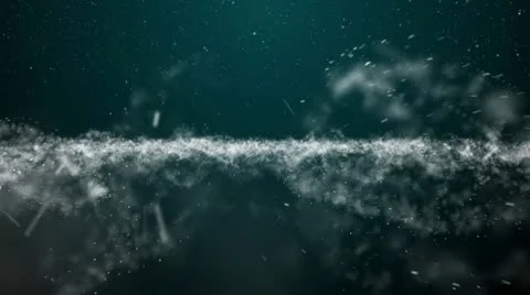 Magic flight of particles Stock Footage 11017527