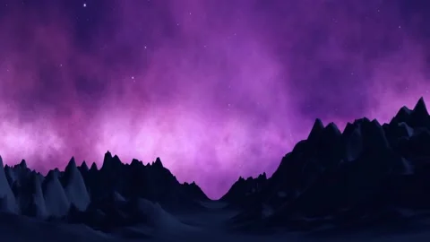 Magic flying close to the planet in the universe Video stock 147148552